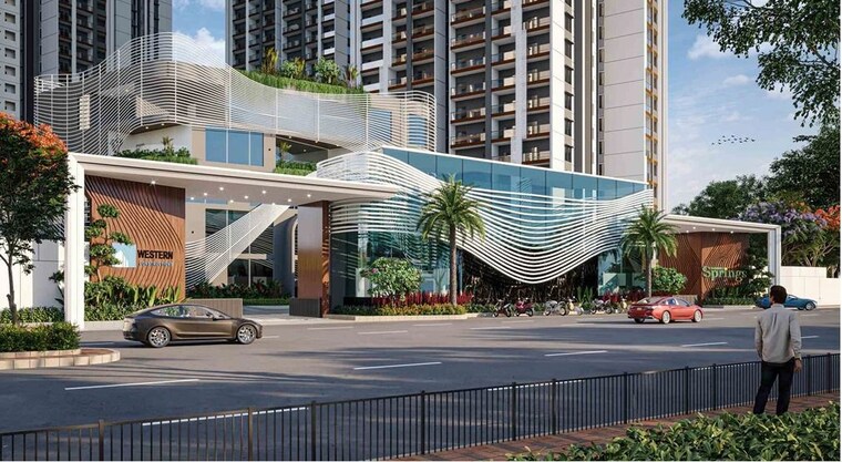 Exterior View, western-springs 3.5 Bedroom 3490 Sq.Ft. Apartment In Puppalaguda Hyderabad 10767452
