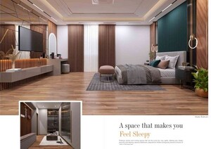 Living Room in 3 BHK Apartment at Western Springs, Puppalaguda – for Sale