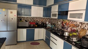 Kitchen in 3 BHK Apartment at Prestige Lakeside Habitat Apartments, Gunjur – for Rent