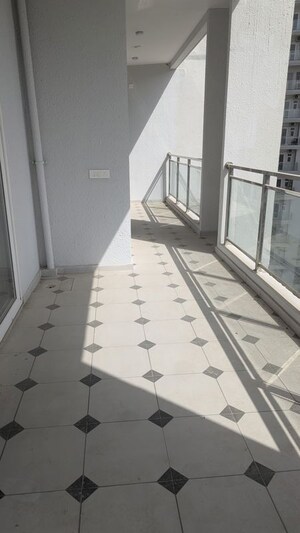 Balcony in 3 BHK Apartment at T And T Eutopia Phase 1, Siddharth Vihar – for Rent