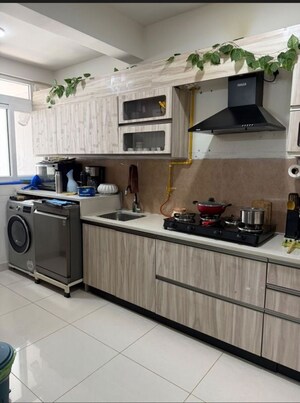 Kitchen in 3 BHK Apartment at Brigade Cornerstone Utopia Serene, Varthur – for Rent