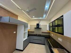 Kitchen in 3 BHK Apartment at Maya Green Lotus Saksham, International Airport Road – for Rent