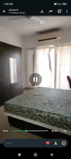 Bedroom in 3 BHK Apartment at Andheri CHS, Andheri West – for Rent