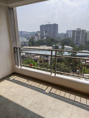 Balcony in 3 BHK Apartment at Blue 27th Avenue, Bavdhan – for Rent