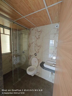 Bathroom in 2 BHK Apartment at Sukhwani Skylines, Wakad – for Sale