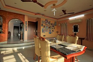 Dining area in 3.5 BHK Apartment at Ashoka Lake View, Begumpet – for Sale