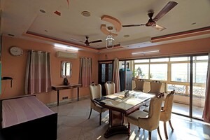 Dining area in 3.5 BHK Apartment at Ashoka Lake View, Begumpet – for Sale