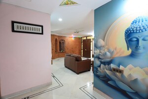 Living Room in 3.5 BHK Apartment at Ashoka Lake View, Begumpet – for Sale