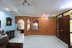Living Room in 3.5 BHK Apartment at Ashoka Lake View, Begumpet – for Sale