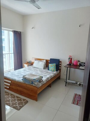 Bedroom in 2 BHK Apartment at Pegasus Megapolis Serenity, Hinjewadi – for Rent