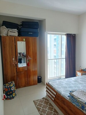 Bedroom in 2 BHK Apartment at Pegasus Megapolis Serenity, Hinjewadi – for Rent