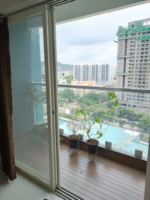 Balcony in 2 BHK Apartment at Pegasus Megapolis Serenity, Hinjewadi – for Rent