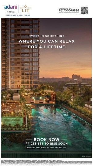 Swimming Pool in 2 BHK Apartment at Adani Codename LIT, Thane West – for Sale