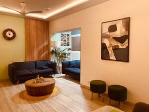 Living Room in 3 BHK Apartment at Nimbus The Hyde park, Sector 78 – for Rent