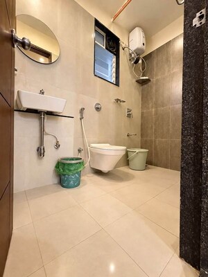 Bathroom in 3 BHK Apartment at Amrapali Verona Heights, Tech Zone 4 Greater Noida – for Rent