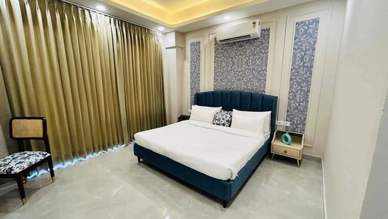 Bedroom, freedom fighters enclave 2 Bedroom 1000 Sq.Ft. Apartment In Freedom Fighters Enclave Delhi 10767647