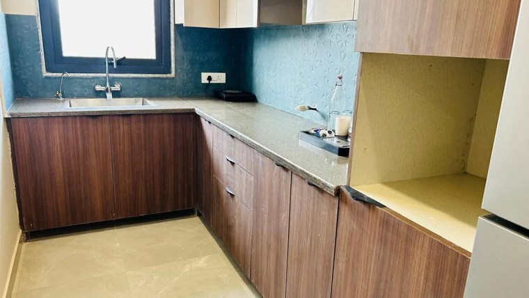 Kitchen, freedom fighters enclave 2 Bedroom 1000 Sq.Ft. Apartment In Freedom Fighters Enclave Delhi 10767647