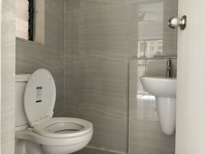 Bathroom in 1 BHK Apartment at Runwal Gardens Phase 2, Dombivli East – for Rent