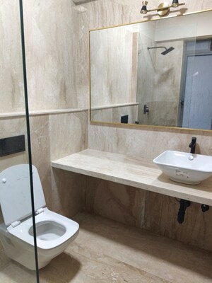 Bathroom in 2 BHK Apartment at Sheth 72 West, Andheri West – for Rent