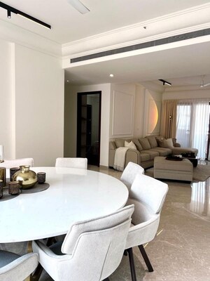 Living Room in 4 BHK Apartment at Prestige Leela Residency, Kodihalli – for Rent