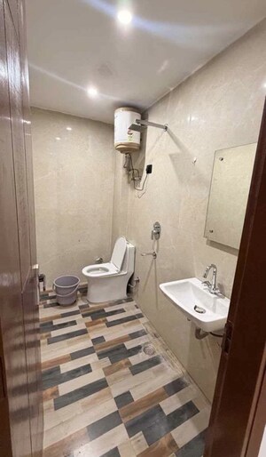 Bathroom in 2 BHK Builder Floor at Chattarpur – for Rent