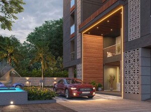 3 BHK Apartment – Exterior View View at Vesu - for Sale