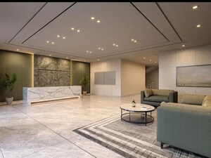 Building Lobby in 3 BHK Apartment at Vesu – for Sale