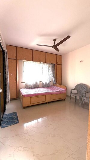 Bedroom in 3 BHK Apartment at Raviraj Yellow Blossoms, Ghorpadi – for Rent