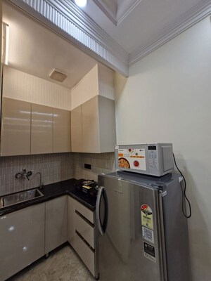 Kitchen in Studio Builder Floor at Sector 46 – for Rent