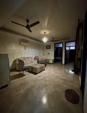 Living Room in 3 BHK Builder Floor at Tagore Garden – for Rent