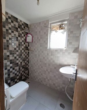 Bathroom in 2 BHK Builder Floor at Tilak Nagar – for Rent