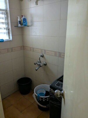 Bathroom in 1 BHK Apartment at Pentagon Fortune East, Kharadi – for Rent
