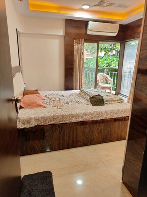 Bedroom in 2 BHK Apartment at Prayag Heights, Dindoshi – for Sale