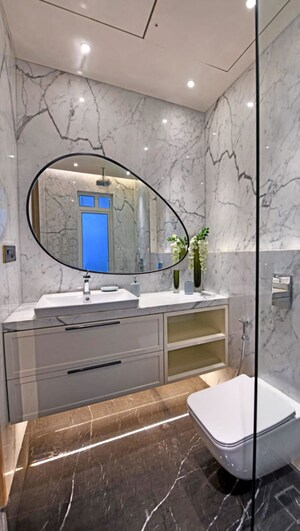 Bathroom in 2 BHK Apartment at Parel – for Sale