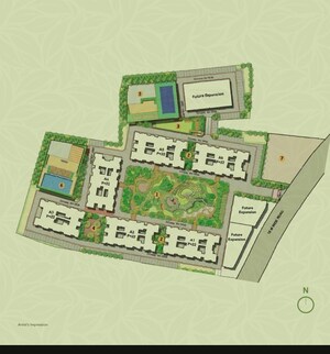 Floor Plan in 3 BHK Apartment at Kohinoor Westview Reserve, Wakad – for Sale