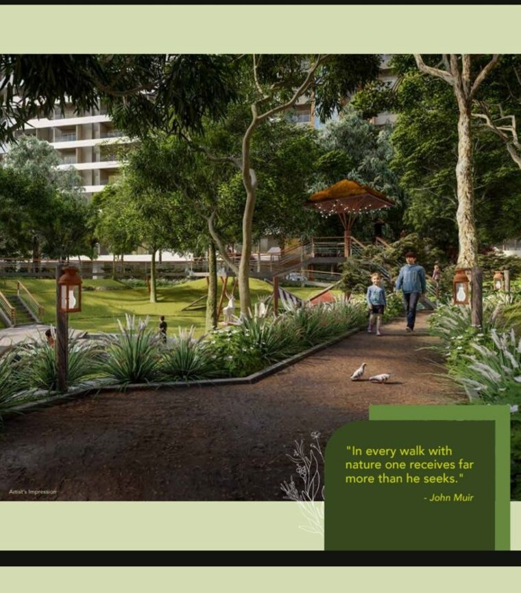 Garden, kohinoor-westview-reserve 2 Bedroom 803 Sq.Ft. Apartment In Wakad Pune 10765518