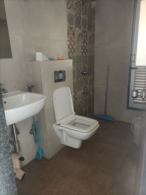 Bathroom in 1 BHK Apartment at Sector 8 Ghansoli – for Rent