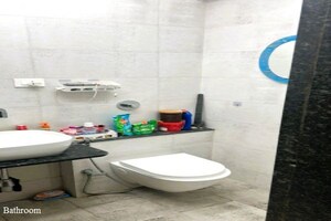 Bathroom in 2 BHK Apartment at Bhaktamar Residency, Wadgaon Sheri – for Rent