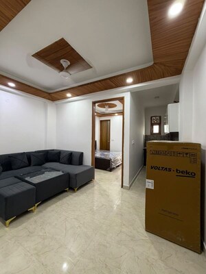 Living Room in 1 BHK Apartment at Saket – for Rent