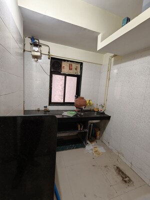 Kitchen in 1 RK Apartment at Sanjay Gandhi Nagar CHS, Malad East – for Rent