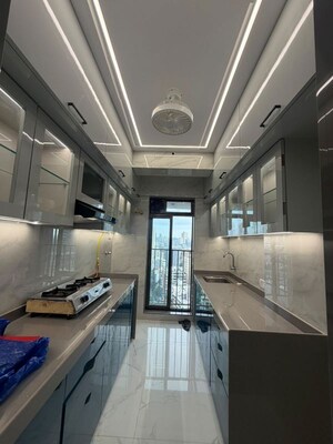 Kitchen in 4 BHK Apartment at Lodha Woods, Kandivali East – for Rent