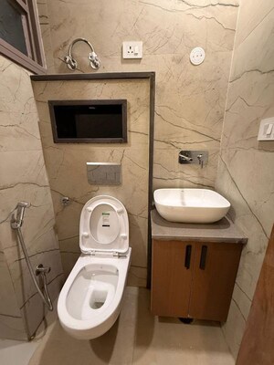 Bathroom in 2 BHK Builder Floor at Dwarka Mor – for Rent