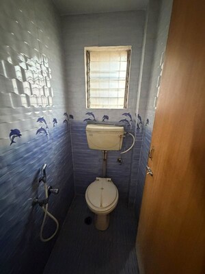 Bathroom in 1 BHK Apartment at Swastik Park CHS, Ghodbunder Road – for Rent