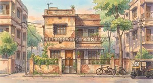  Apartment – Exterior View View at Gholeshapur - for Sale