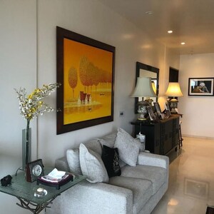 Living Room in 4 BHK Apartment at Oberoi Realty Sky Heights, Andheri West – for Rent