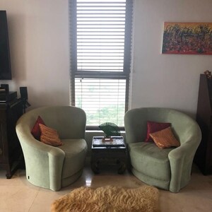 Living Room in 4 BHK Apartment at Oberoi Realty Sky Heights, Andheri West – for Rent