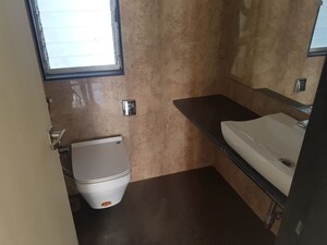 Bathroom in 2 BHK Apartment at Shraddha Vardaan, Bhandup West – for Rent