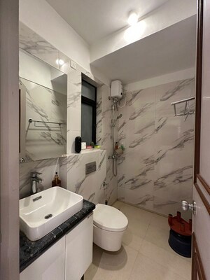 Bathroom in 2 BHK Apartment at Risland The Icon Phase 2, Dhokali – for Sale