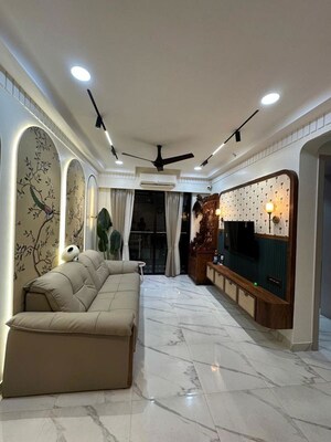 Living Room in 2 BHK Apartment at Risland The Icon Phase 2, Dhokali – for Sale