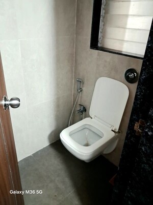 Bathroom in 1 BHK Apartment at Rajiv Sojpal Building, Dadar West – for Rent